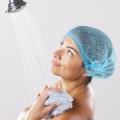50/100pcs Non-Woven disposable shower Caps Bath Hat Women Men Anti Dust Spa Hair Salon shower cap Beauty Accessories