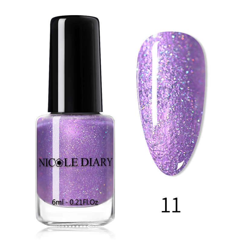 NICOLE DIARY Water Based Nail Polish Pearl Shimmer Series Nail Art Varnishes Mattes Nail Art Lacquers Decoration