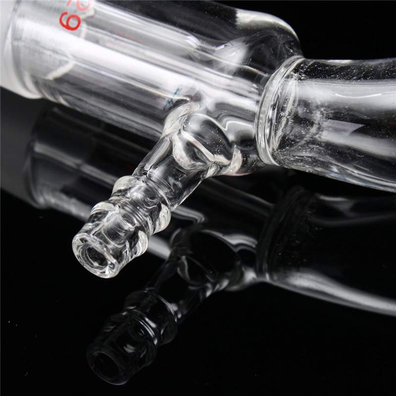 Lab 24/29 Glass 105 Bend Connector Tube Vacuum Distillation Take Off Adapter Borosilicate Glass Laboratory Chemical Equipment