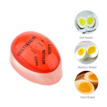 1PC Egg Timer Kitchen Supplies Egg Perfect Color Changing Perfect Boiled Eggs Cooking Helper OK 0246