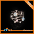 Newest Antique Silver Crystal Classic Ring Wholesale