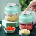 Electric Garlic Food Vegetable Chopper Squeezer Meat Grinder Mini Crushed Garlic Masher Machine Garlic Artifact Kitchen Tools