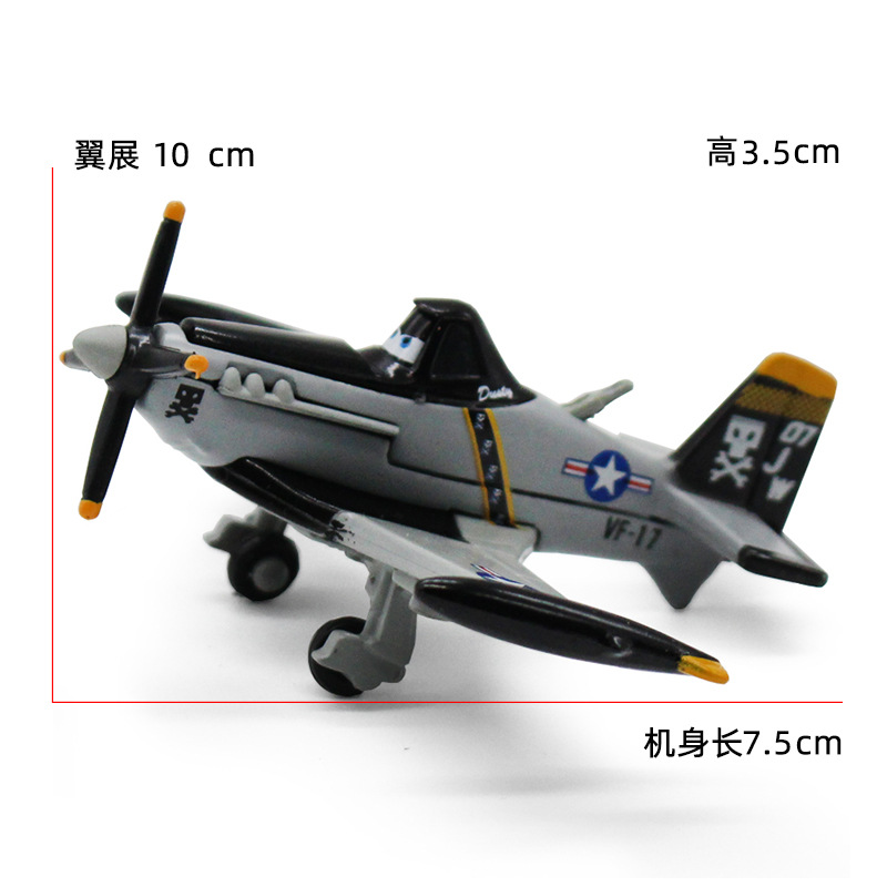 Disney Pixar toys Planes Dusty Crophopper Metal Diecast Toy Plane 1:55 Pixar Aircraft mobilization toys gift Free Shipping