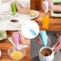 1PC Electric Egg Beater Milk Drink Coffee Whisk Mixer Mini Handle Stirrer Practical Frother Foamer For Kitchen Cooking Tool