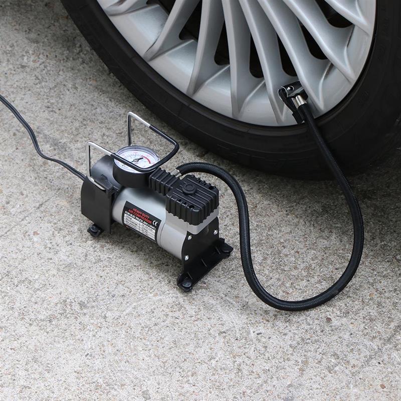 New High-Power Car Double-Cylinder Inflator Pump Universal Air Compressor Inflator Portable Car Tire Pump Auto Accessories