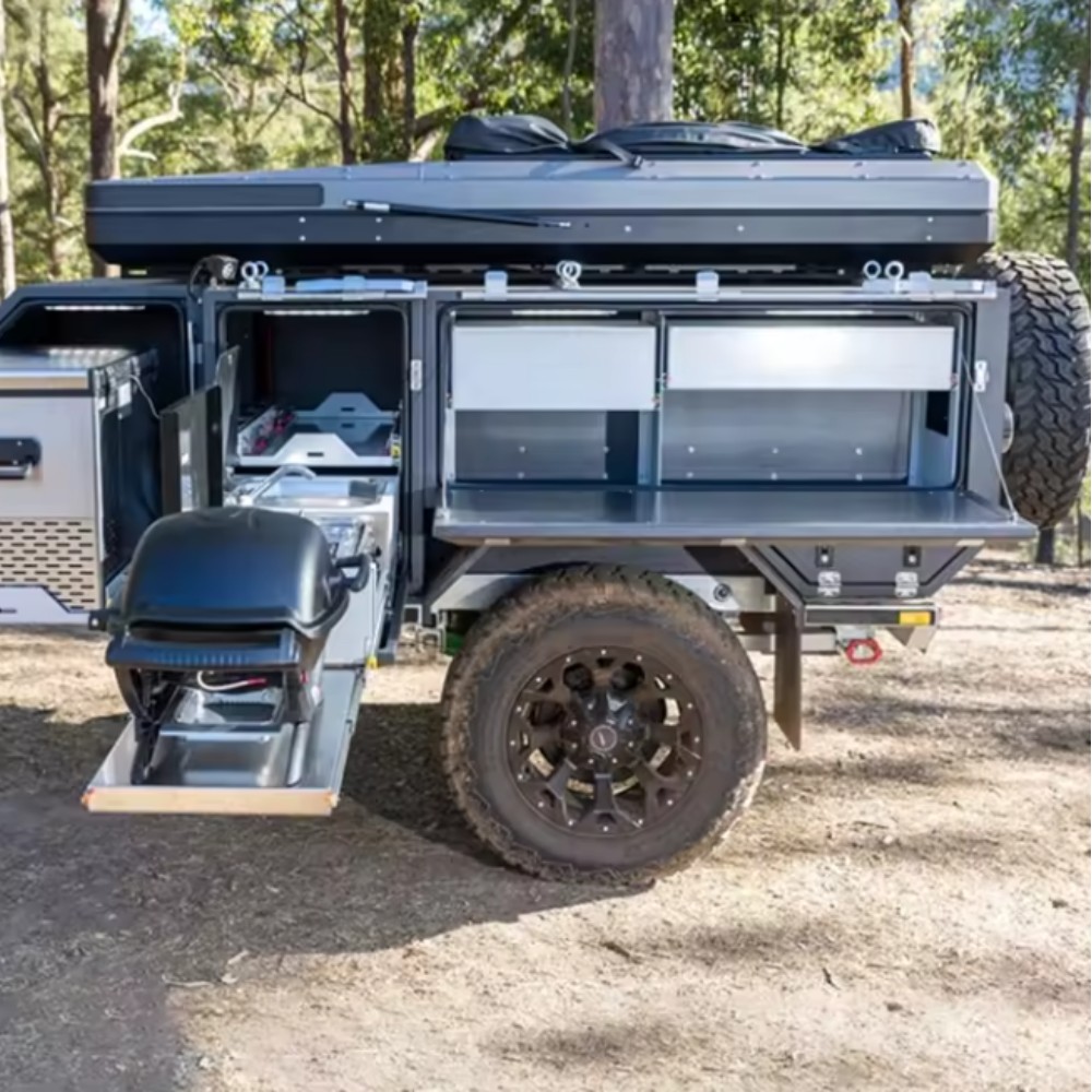 off road camper trailer folding pod travel trailer