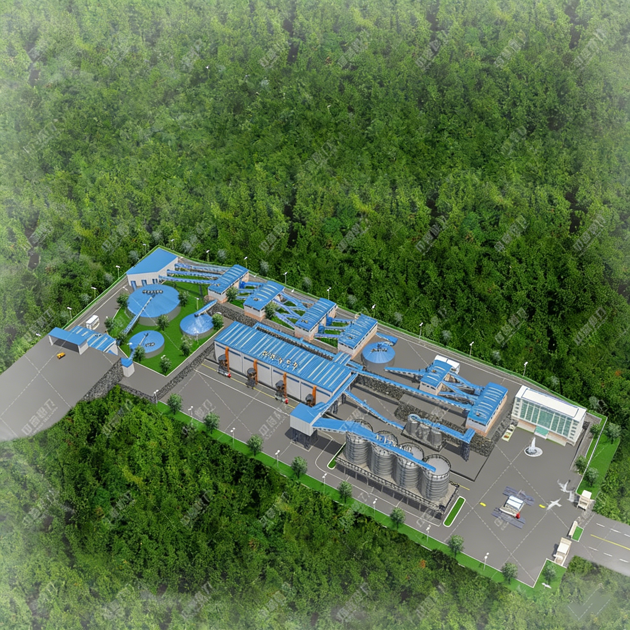 Integrated Screening Stone Production Line