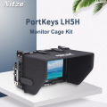 Portkeys LH5H Monitor Cage Kit with Sunshade Hood Cover for Portkeys LH5H Monitor Protective Cage