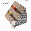 Corrugated Paper Cat Toy with ball bell