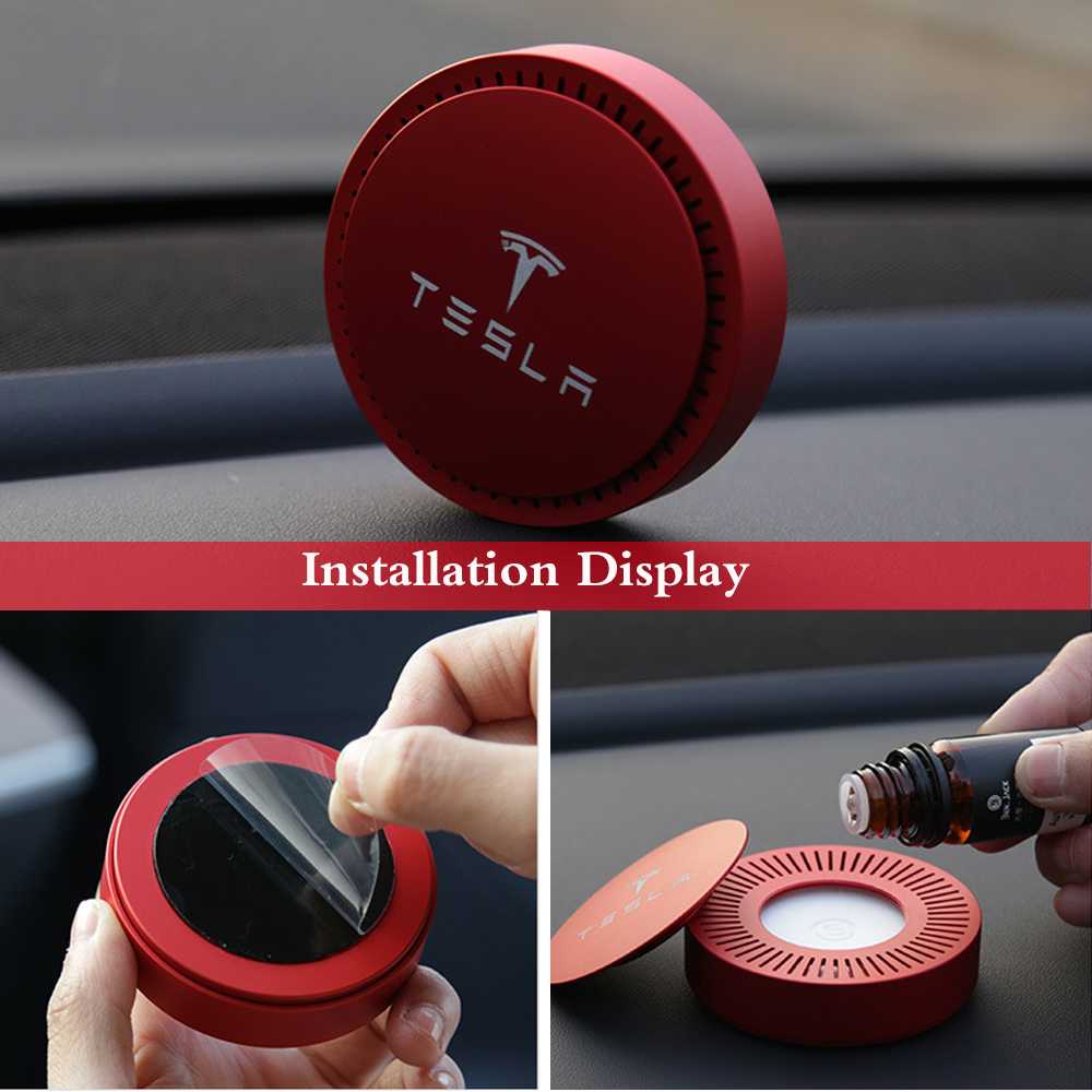 2020 New Car aromatherapy auto air freshener Air Purifier Aroma fashion style for Tesla Model 3 Tesla Model S Tesla Model X