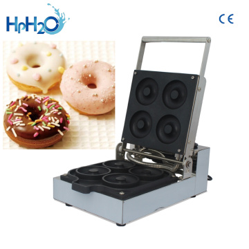 Commercial Non-stick 4pcs Mirror stainless steel donut machine doughnut making baking machine donut cast iron bake oven