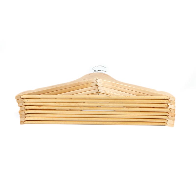 Garment Display Hanger Adult Coat Skirt Dress Clothing Storage Rack Hanger Wooden Anti Slip Clothes Hanger Wardrobe Organization