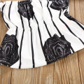 Pudcoco Girl Set 0-24M Newborn Baby Girls Flower Backless Striped Tops Pants Shorts Outfits Clothes USA