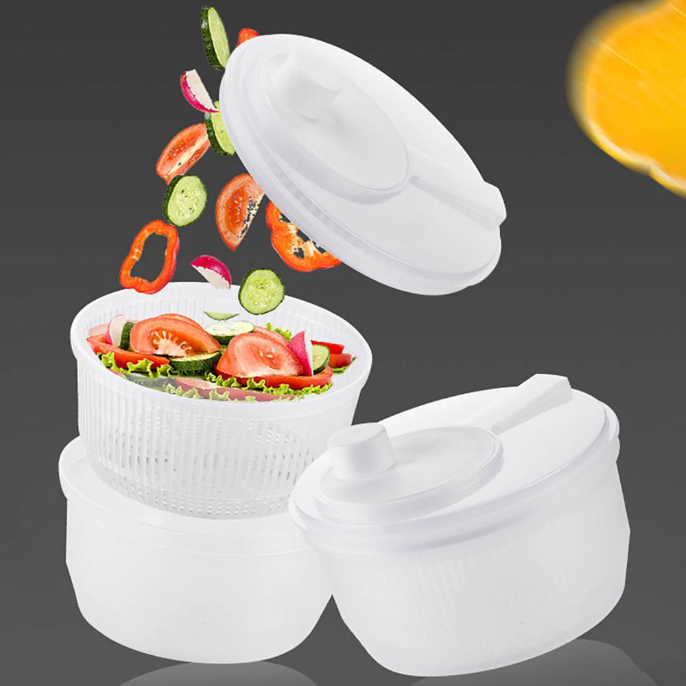 1PC Salad Dryer Vegetable Fruit Drain Basket Dehydrator Shake Water Basket Multifunction Kitchen Salad Tools new