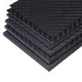 0.5-5MM 3K Matte Surface Twill Carbon Plate Panel Sheets High Composite Hardness Material Anti-UV Carbon Fiber Board 125X75 mm