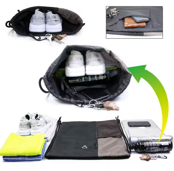 promotional nylon drawstring bags