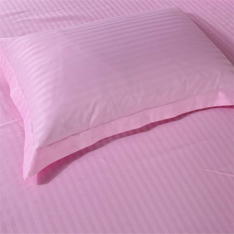 2pcs Premium Satin Stripe Encryption Fabric Pillow Case 100% Cotton 50*70cm&70*70cm More specifications
