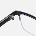 Half Frame Square Nearsighted Glasses Women Men Blue Light Blocking Minus Lens Prescription Eyeglasses 0 -0.5 -0.75 TO -6.0