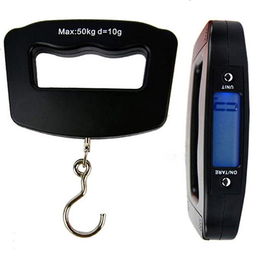 50kg/10g LCD Digital Fishing Hanging Electronic Scale Hook Weight Luggage