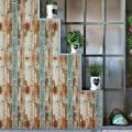 Vintage Wood Self Adhesive Paper Removable Peel Stick Wallpaper Blue Wood Panel Interior Film Leave No Trace Surfaces Easy Clean