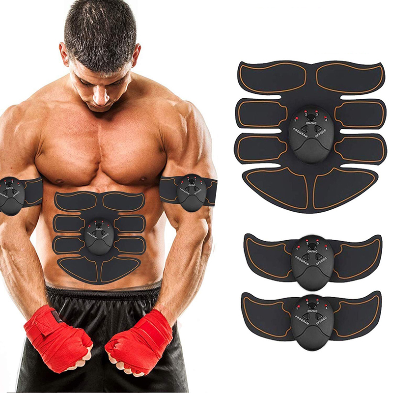 Electric Press Simulator Massager ABS Abdominal Muscle Trainer Sports Gym Home Exercise Fitness Equipment Training Apparatus