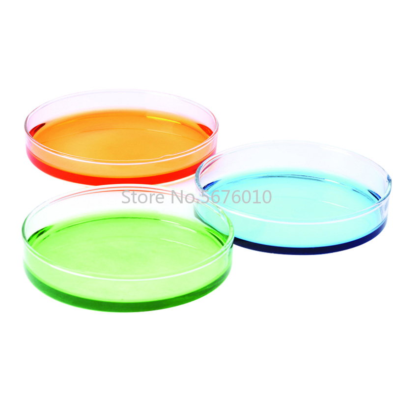 5 Piecs/pack 90mm Boro Glass Petri Dishes Affordable for Cell Clear Sterile Chemical Instrument Culture Dish Lab Supplies