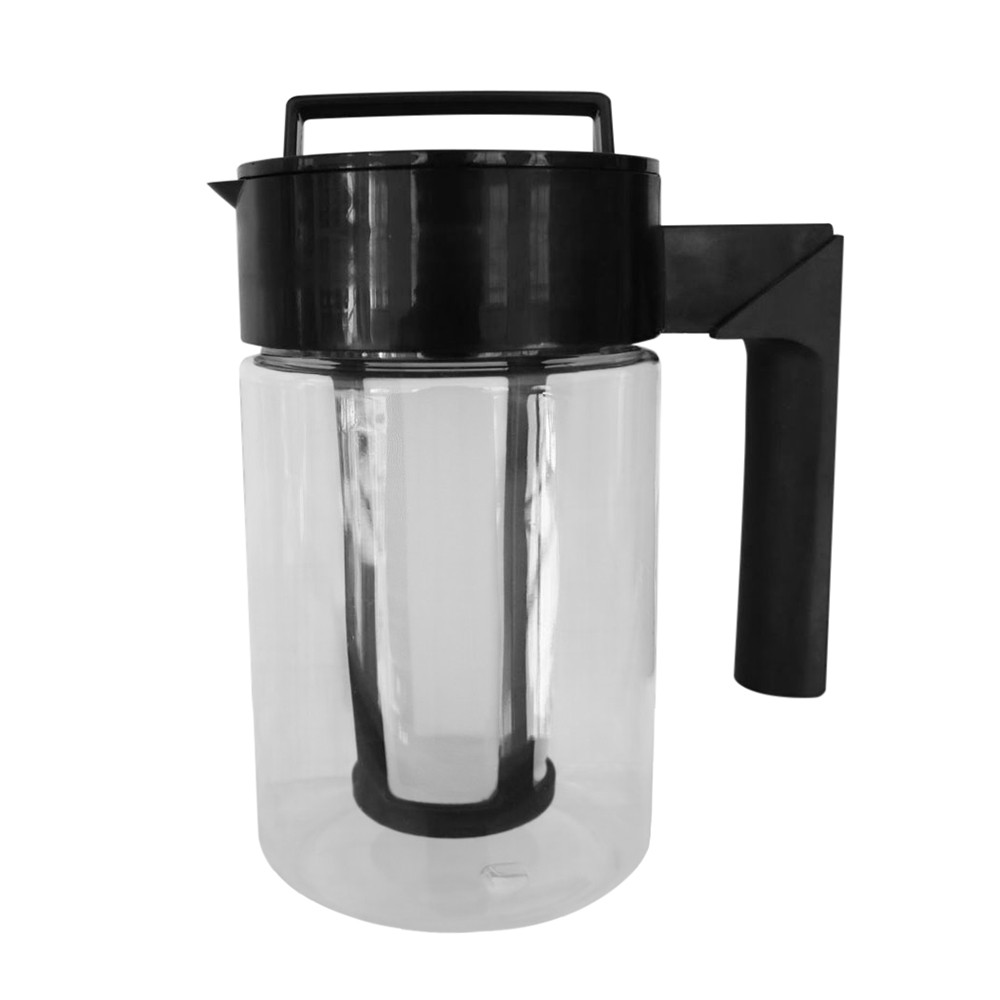 900ML Cold Brew Iced Coffee Maker With Airtight Seal Silicone Handle Coffee Kettle Non-slip silicone handle Coffee Pots