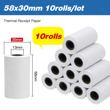 Thermal paper Receipt printer paper POS printer 58mm paper 58*30mm for Mobile POS mobile printer paper Rolls