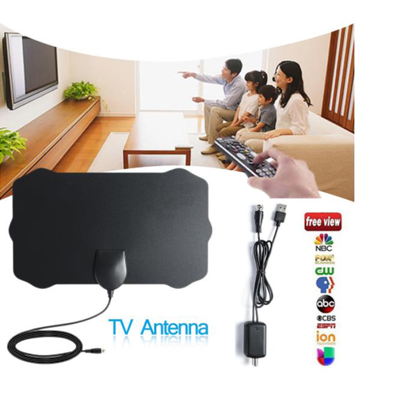 25dBi Digital HDTV Antenna Indoor TV Antenna Aerial 174-240MHz 470-862MHz 4M