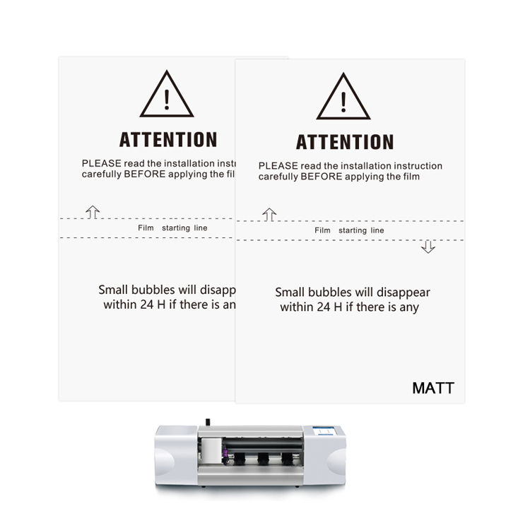 Frosted protective film cutting machine