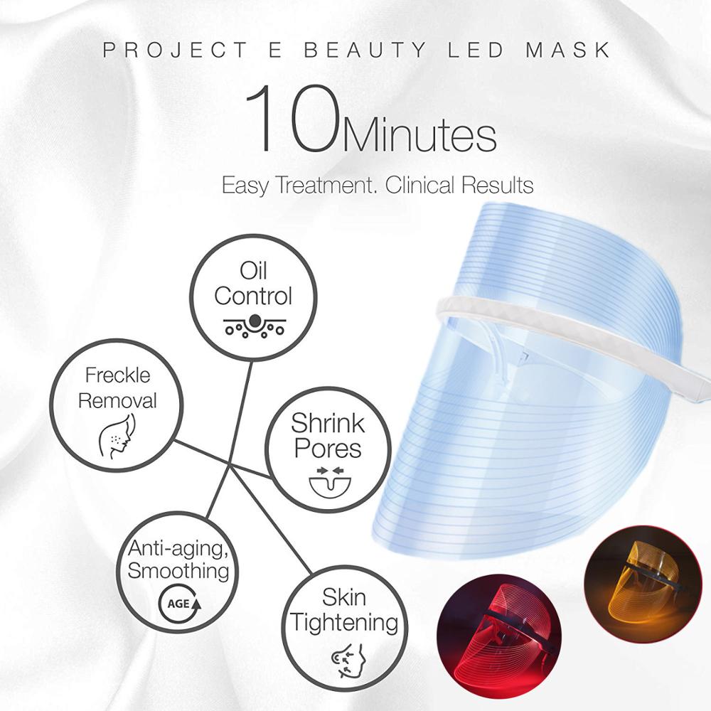 LED Photon Facial Mask Beauty Therapy Rejuvenation Collagen Mesotherapy Healthy Care Anti Aging Wrinkles Scarring Skin Care Tool
