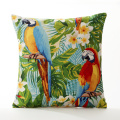 Cartoon Animal Bird Flowers Fruit Pineapple Case Home Decorative Pillow Thick Linen Pillowcase Sofa Cushion