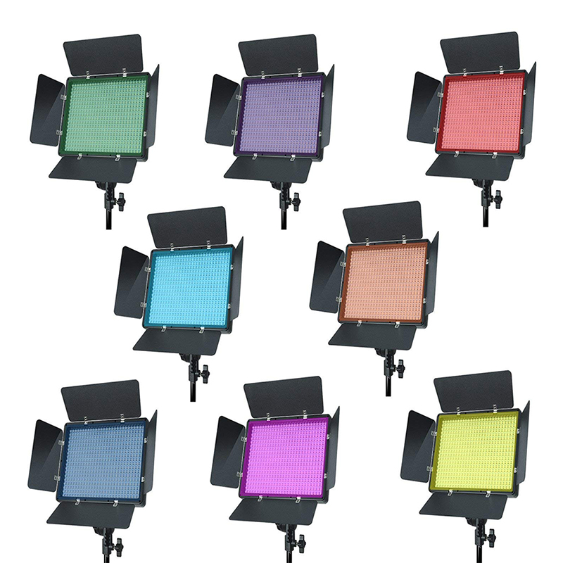 12in Universal 8 Different Colors Set Pack of Gel Sheet Transparent Color Correction Light Gel Filter for Photo Studio Accessory
