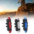 Bike Light Waterproof Taillight LED USB Rechargeable Mountain Bike Bicycle Light Taillamp Safety Warning Light Bike Accessories