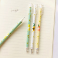 3X Fresh Pineapple Press Automatic Mechanical Pencil Writing Pencil School Supply Student Stationery 0.5mm