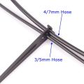 24pcs Y Hose Holder Micro Irrigation Hose Anchor for 3/5 and 4/7mm Hose 14cm Drip Brackets Tubing Support Pipe Fix Garden Water