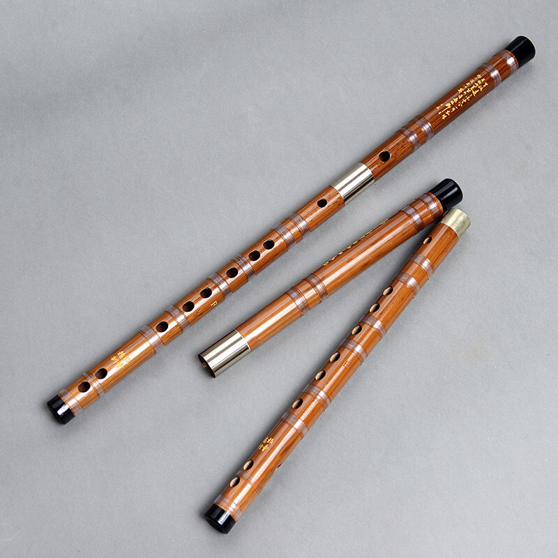 Guangya Two Sections Bitter Bamboo Flute Beginners Professional Playing Flute Instrument