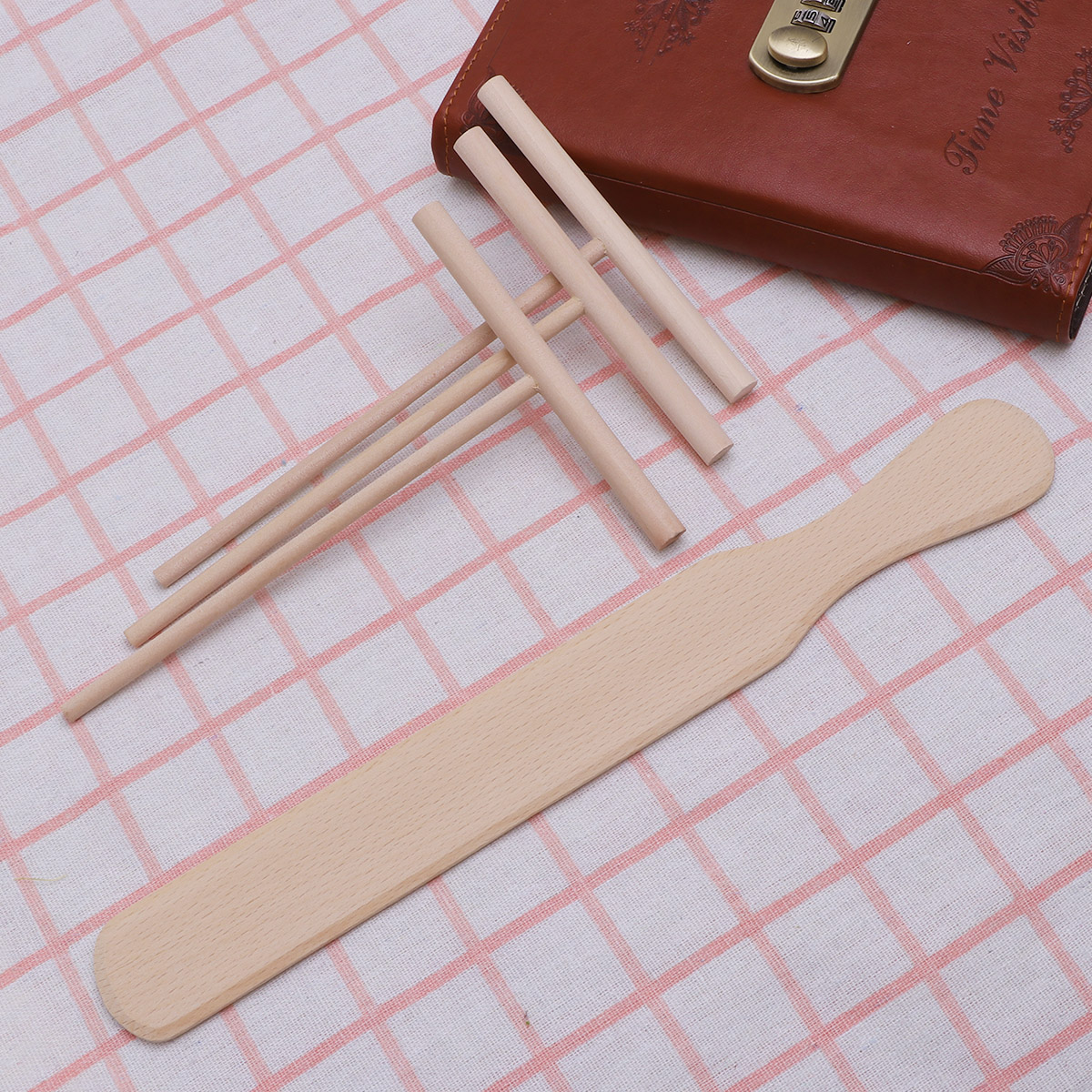 4/6pcs Pancake Utensils Crepe Tortilla Wooden Spreader and Spatula Spreading Tools Rake for Food Stall Home Restaurant