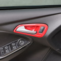 Jameo Auto 4Pcs/Set ABS Interior Inner Door Handle Cover Door Bowl Trim Sticker for Ford New Focus 3 4 2015 - 2018 LHD Car Parts