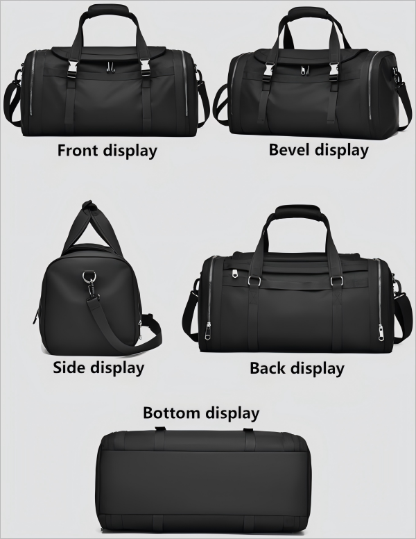 Men's fashionable travel waterproof handbag