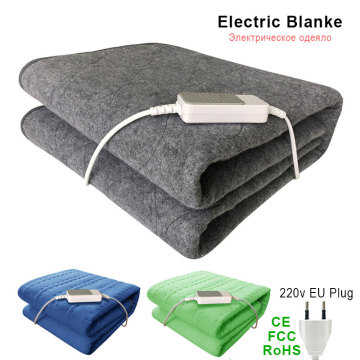 Electric Heated Blanket Waterproof Electric Blankets with 3 Gears Thermostat Electric Heating Blanket Automatic Protection