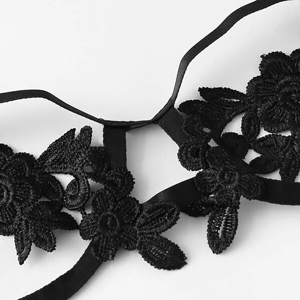 Women Lingerie Corset Lace Underwire Racy Muslin Sleepwear Underwear Tops+Briefs