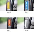 4Pcs Car OPEN Reflective Tape Reflective Strips Waterproof Auto Warning Stickers Night Driving Safety Lighting Luminous Tapes