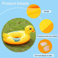 Outtobe Children Swimming Ring Inflatable Seat Security Swimming Pool Float Swim Ring under Arm Bath Ring with Handle