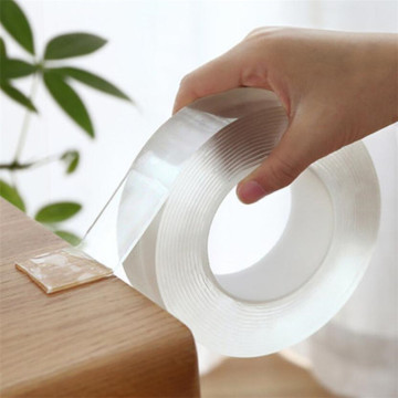 1M/2M/5M Nano Magic Tape Double Sided Tape Transparent No Trace Reusable Waterproof Adhesive Tape Cleanable Home gekkotape