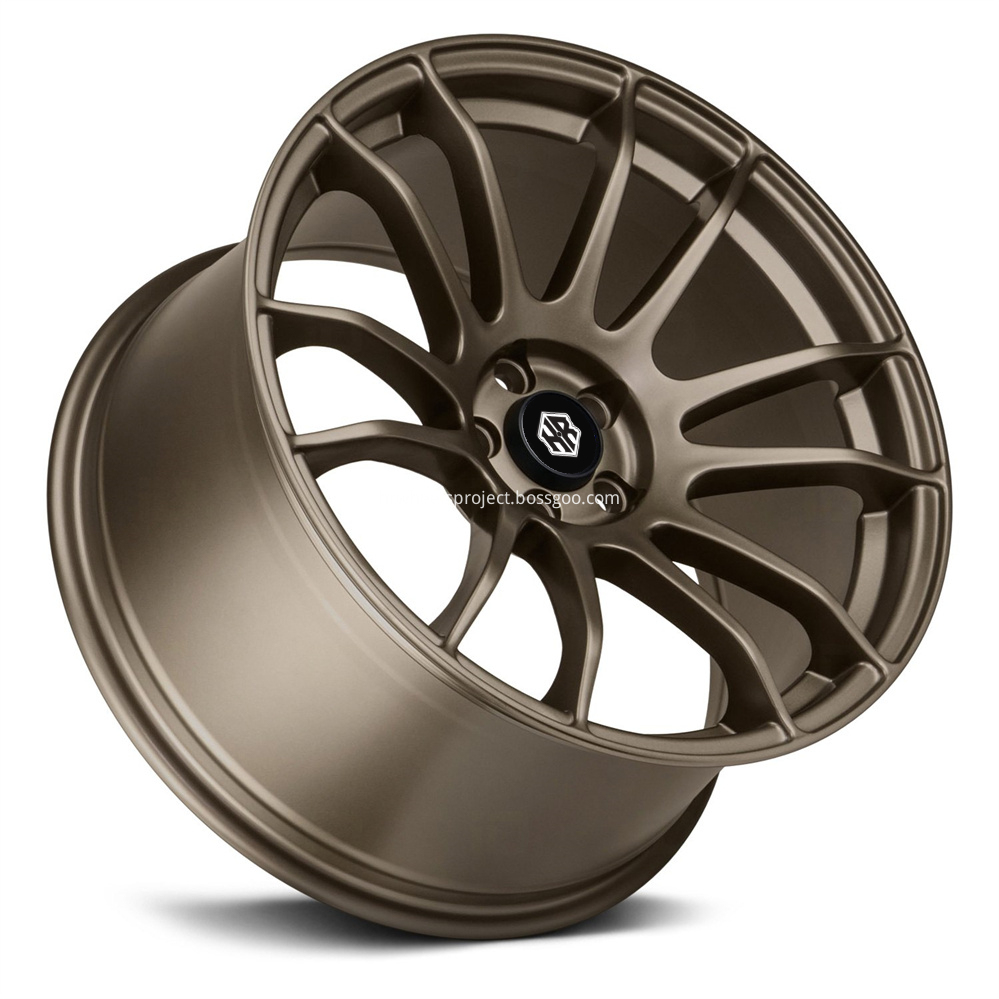 H R Tech Wheels Hre52 Matte Bronze Angle