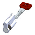 Half dimple key euro lock cylinder