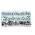 120PCS Spire Clips Chimney Nuts U Nuts Fasteners Assorted Kits With Screws Used to Fix Motorcycle Fairings Other Types of Panels