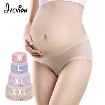 3 Pieces/Set Cotton Pregnancy & Maternity Women Underwear U-Shaped Low Waist Pregnant Underwear Briefs Lady Maternity Panties