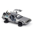 1:24 DMC-12 DeLorean Time Machine Back to the Future Car Static Die Cast Vehicles Collectible Model Car Toys
